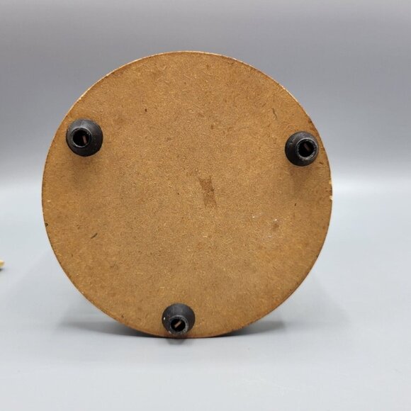 Vintage Decorative Glass Dome Terrarium Diorama Butterfly Flowers Wood Base - Picture 10 of 12